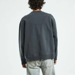 BLACK NOISE WHITE RAIN Fracture Crew Pewter 8 BLACK NOISE WHITE RAIN Fracture Crew Pewter -RVCA shop GREY MENS CLOTHING BLACK NOISE WHITE RAIN JUMPERS 52626400026 3