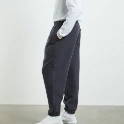 General Pants Co. Basics Sweat Pant Pewter -RVCA shop GREY MENS CLOTHING GENERAL PANTS CO BASICS PANTS 52328500026 3
