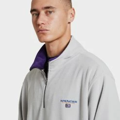 SPENCER PROJECT Azteka Polar Fleece Jumper -RVCA shop GREY MENS CLOTHING SPENCER PROJECT JUMPERS 37354300026 3