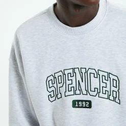 SPENCER PROJECT Seattle Crew Jumper 9 SPENCER PROJECT Seattle Crew Jumper -RVCA shop GREY MENS CLOTHING SPENCER PROJECT JUMPERS 52303800026 4