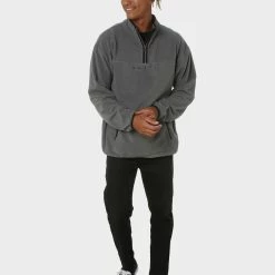 Rusty Polarized Mens 1/4 Zip Polar Fleece 9 Rusty Polarized Mens 1/4 Zip Polar Fleece -RVCA shop GULL MENS CLOTHING RUSTY HOODIES SWEATS FTM0950GUL 5