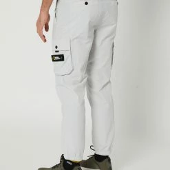 National Geographic Unisex Aurita Woven Cargo Training Pants -RVCA shop ICE GREY MENS CLOTHING NATIONAL GEOGRAPHIC PANTS N231UPT080348 3