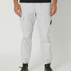 National Geographic Unisex Aurita Woven Cargo Training Pants -RVCA shop ICE GREY MENS CLOTHING NATIONAL GEOGRAPHIC PANTS N231UPT080348 5
