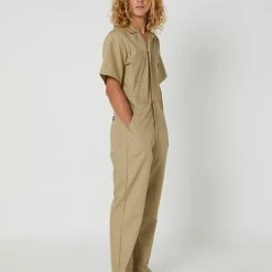 Dickies Short Sleeve Coverall 9 Dickies Short Sleeve Coverall -RVCA shop KHAKI MENS CLOTHING DICKIES PANTS 33999KHAKI 5