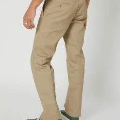 Dickies 873 Slim Straight Work Pant -RVCA shop KHAKI MENS CLOTHING DICKIES PANTS WP873KHK 3