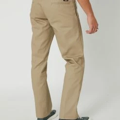 Dickies 873 Slim Straight Work Pant -RVCA shop KHAKI MENS CLOTHING DICKIES PANTS WP873KHK 4