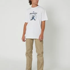 Dickies 873 Slim Straight Work Pant -RVCA shop KHAKI MENS CLOTHING DICKIES PANTS WP873KHK 5