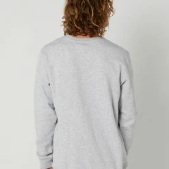 Swell Icon Crew -RVCA shop LIGHT GREY MARLE MENS CLOTHING SWELL JUMPERS S5233442LGMARL 3