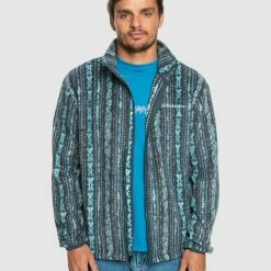 Quiksilver Mens Clean Coasts Zip-Up Jumper