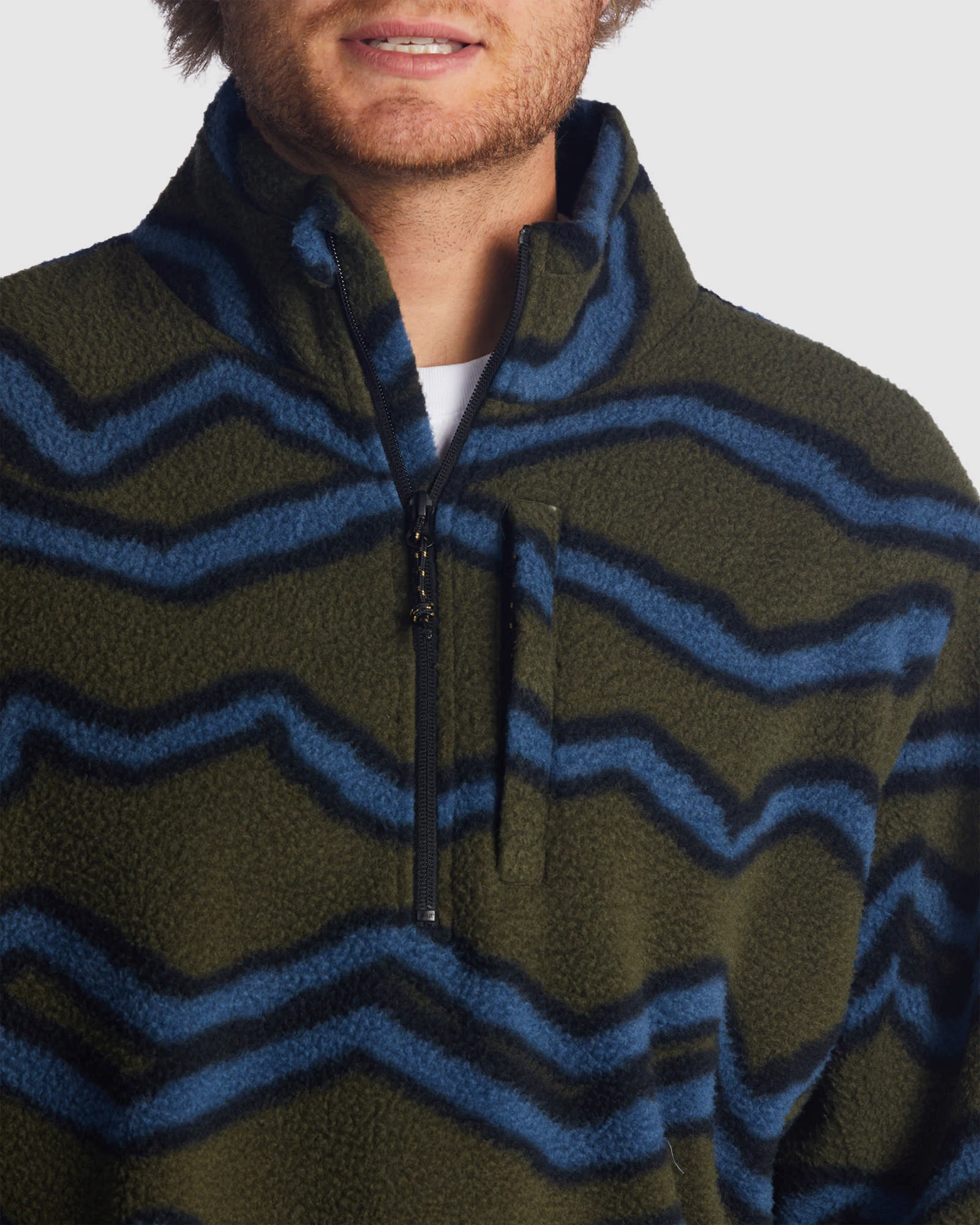 Billabong A/Div Boundary Half-Zip Mock Neck Pullover 3 Billabong A/Div Boundary Half-Zip Mock Neck Pullover - Image 3