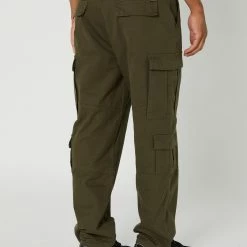 Stussy Surplus Cargo Pant 9 Stussy Surplus Cargo Pant -RVCA shop MILITARY MENS CLOTHING STUSSY PANTS ST021602MILIT 4