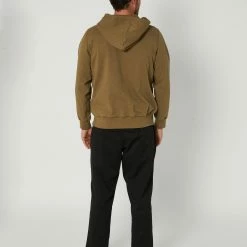 The North Face Mens Heritage Patch Full Zip Hoodie -RVCA shop MILITARY OLIVE MENS CLOTHING THE NORTH FACE JUMPERS HOODIES NF0A7UXL37U 3