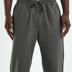 Arvust Brody Linen Pants 9 Arvust Brody Linen Pants -RVCA shop MUTED OLIVE MENS CLOTHING ARVUST PANTS 52283400042 4