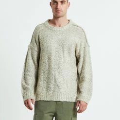 BLACK NOISE WHITE RAIN Algora Knit Sweater