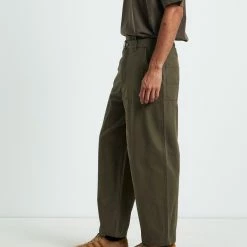 BLACK NOISE WHITE RAIN Herringbone Double Knee Pants 8 BLACK NOISE WHITE RAIN Herringbone Double Knee Pants -RVCA shop NATURAL MENS CLOTHING BLACK NOISE WHITE RAIN PANTS 52523500042 3