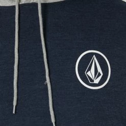 Volcom Stone Cb Po -RVCA shop NAVY HEATHER MENS CLOTHING VOLCOM HOODIES A4102374NVH 4