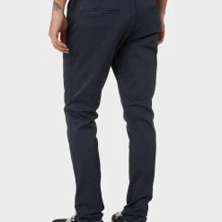 Academy Brand Skinny Stretch Mens Chino Pant -RVCA shop NAVY MENS CLOTHING ACADEMY BRAND PANTS BA104NVY 3