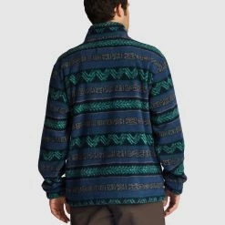 Billabong A/Div Boundary Half-Zip Mock Neck Pullover -RVCA shop NAVY MENS CLOTHING BILLABONG JUMPERS ABYFT00231 NVY 3