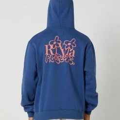 RIVVIA PROJECTS Revival Hood 7 RIVVIA PROJECTS Revival Hood -RVCA shop NAVY MENS CLOTHING RIVVIA PROJECTS HOODIES RFL 23201NAVY 3