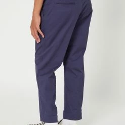 DEPACTUS Danny Chino Pant 7 DEPACTUS Danny Chino Pant -RVCA shop NAVY STEEL MENS CLOTHING DEPACTUS PANTS D5204191NVYST 3