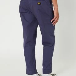 DEPACTUS Danny Chino Pant 8 DEPACTUS Danny Chino Pant -RVCA shop NAVY STEEL MENS CLOTHING DEPACTUS PANTS D5204191NVYST 4