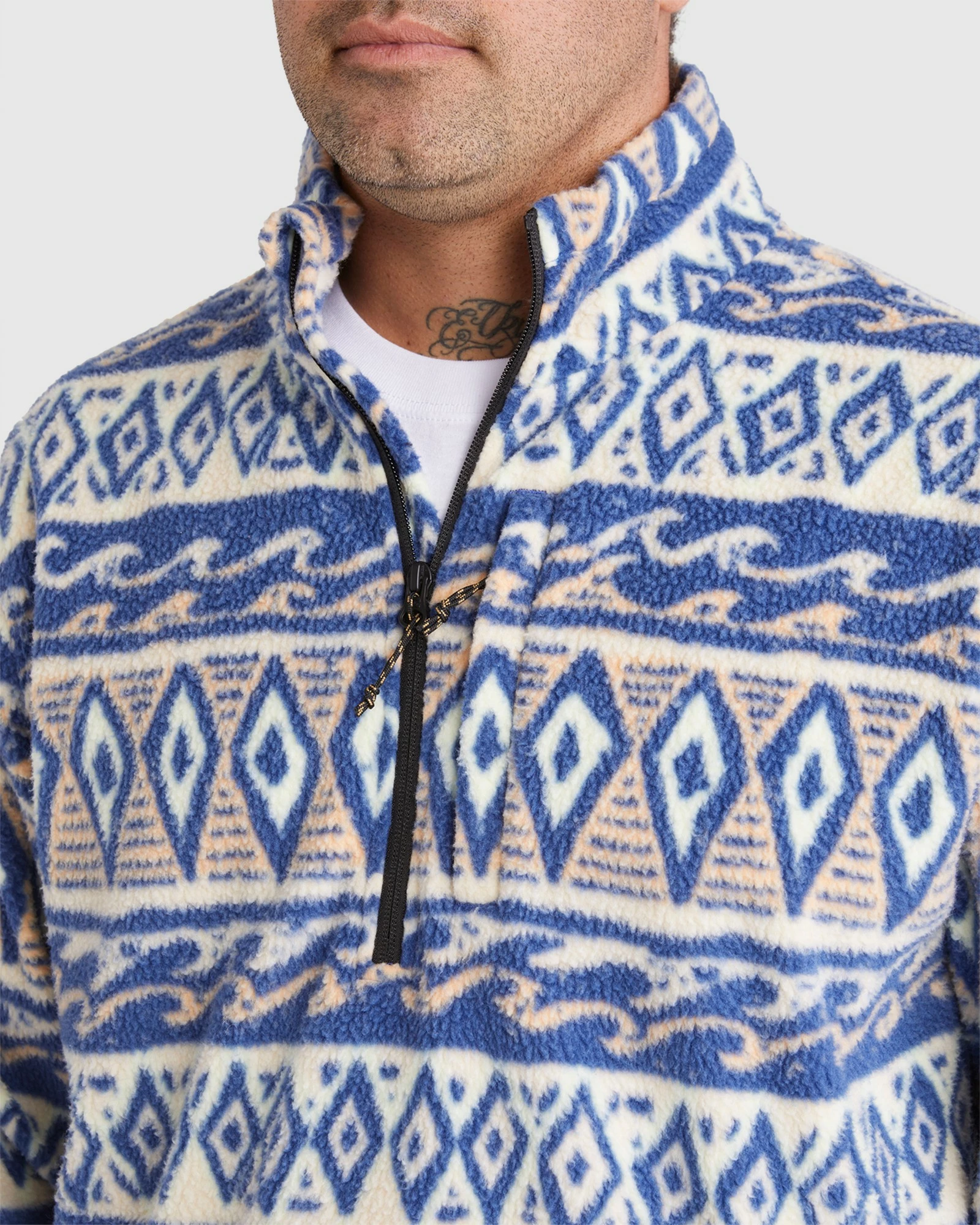 Billabong A/Div Waves Boundary Mock Neck Pullover 4 Billabong A/Div Waves Boundary Mock Neck Pullover - Image 4