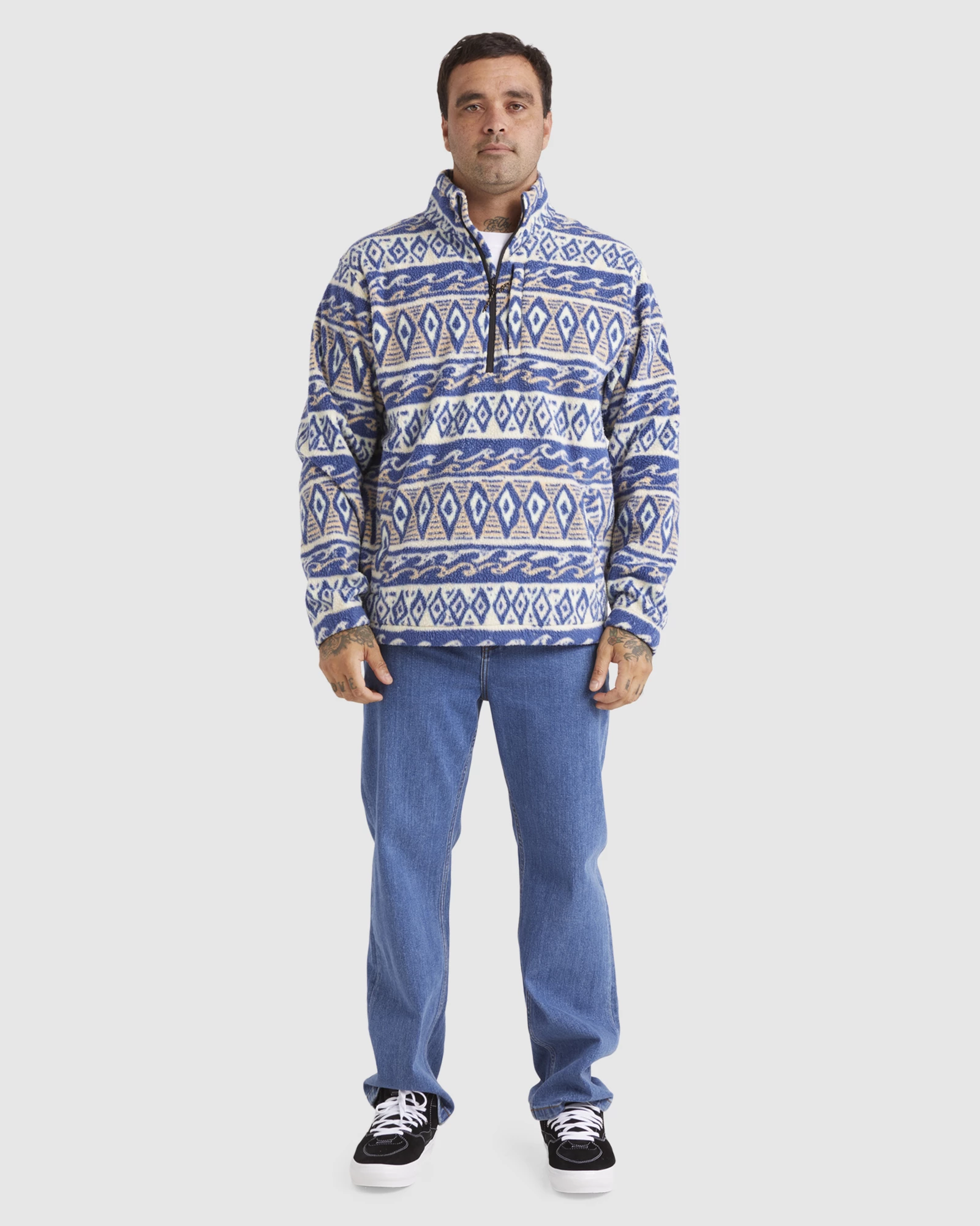 Billabong A/Div Waves Boundary Mock Neck Pullover 5 Billabong A/Div Waves Boundary Mock Neck Pullover - Image 5