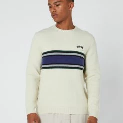 Stussy Stripe Knit Crew