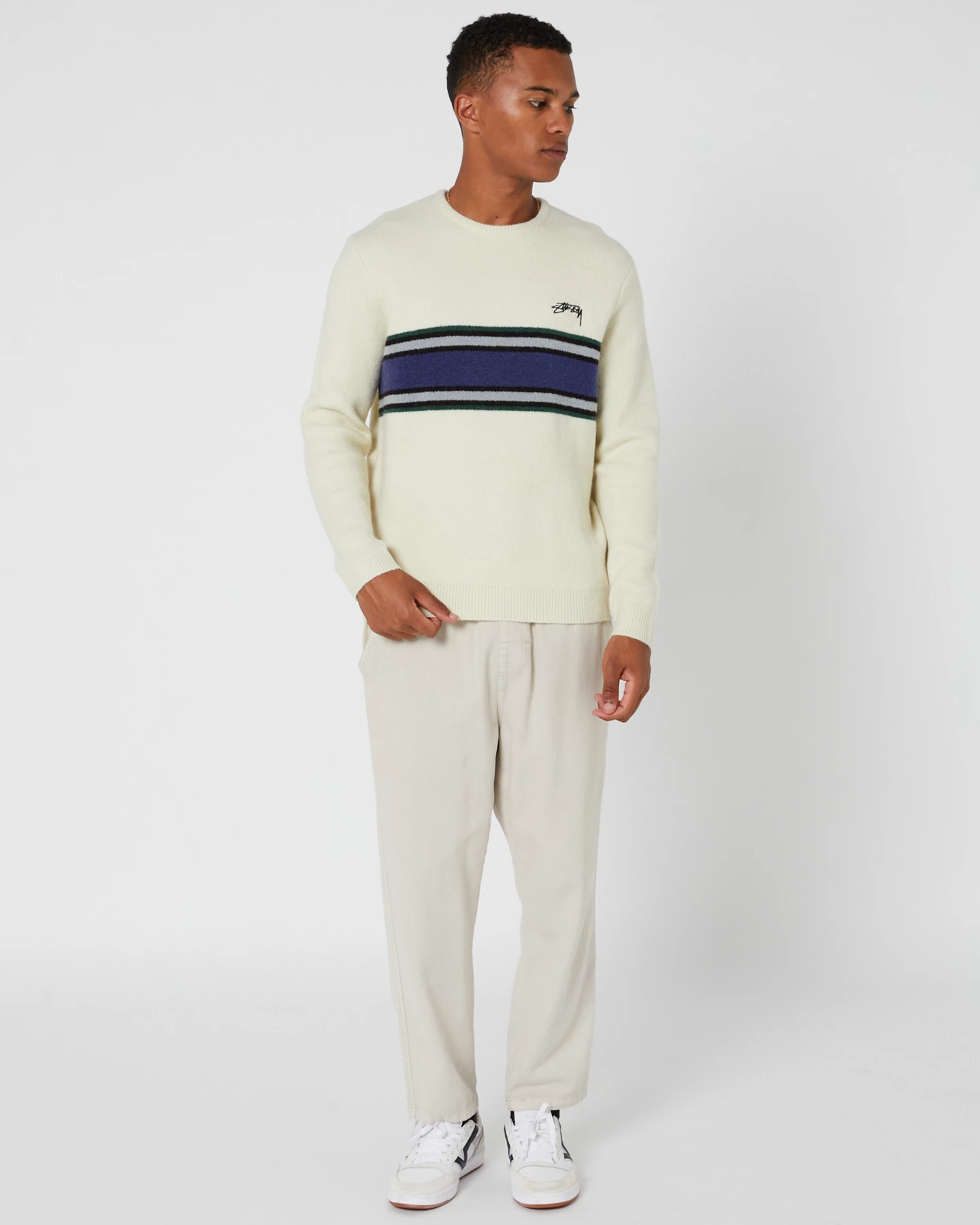 Stussy Stripe Knit Crew 5 Stussy Stripe Knit Crew - Image 5