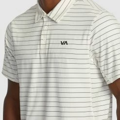 RVCA Va Sport Vent - Technical Polo Shirt For Men -RVCA shop OFF WHITE MENS CLOTHING RVCA SPORTSWEAR AVYKT00305 OFF 4
