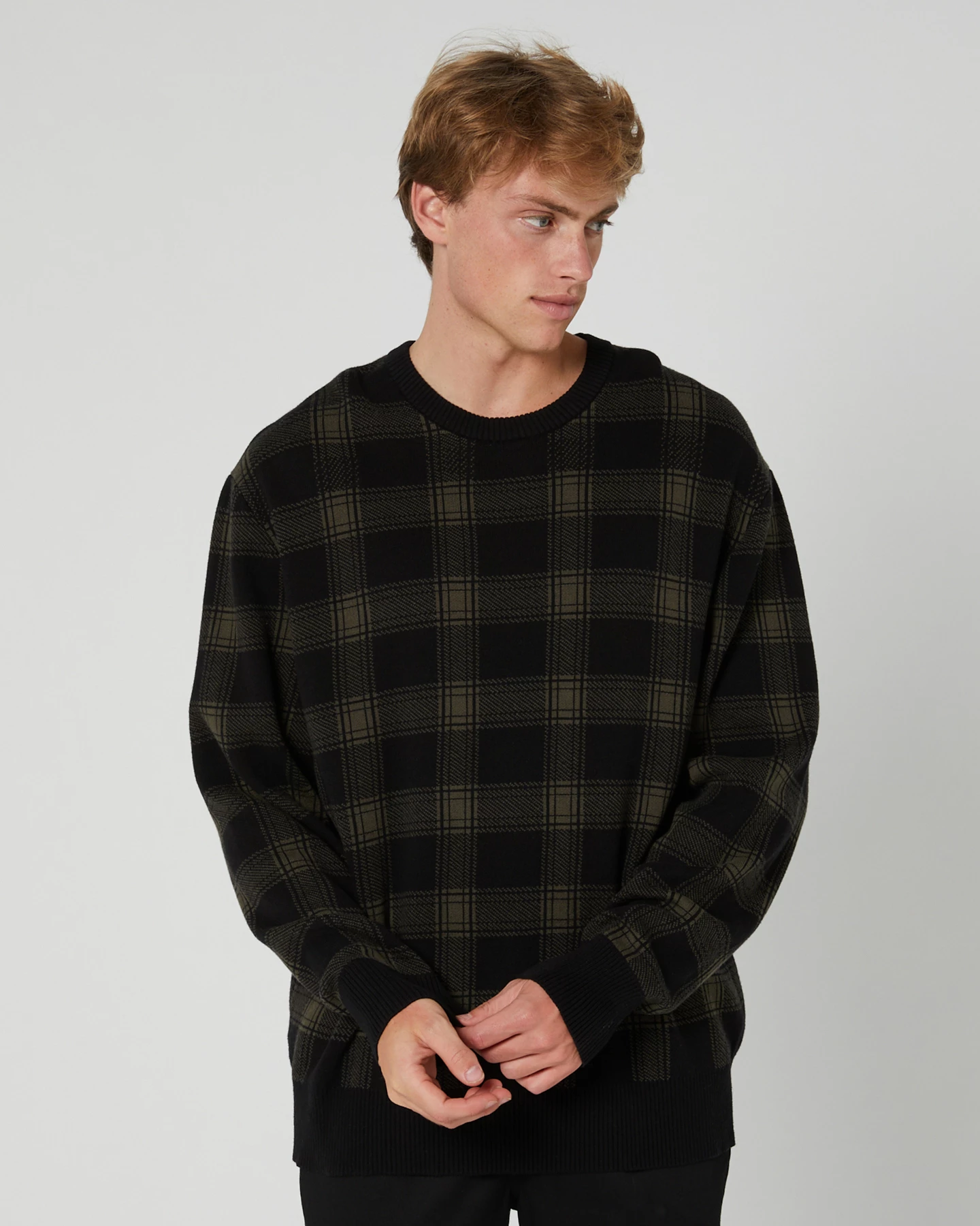 Thrills Now Then Mens Crew Knit 1 Thrills Now Then Mens Crew Knit