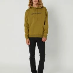 Volcom Stonicon Po -RVCA shop OLD MILL MENS CLOTHING VOLCOM HOODIES A4102372OLM 5
