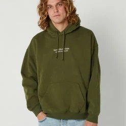 Swell Surf Club Hoodie Olive