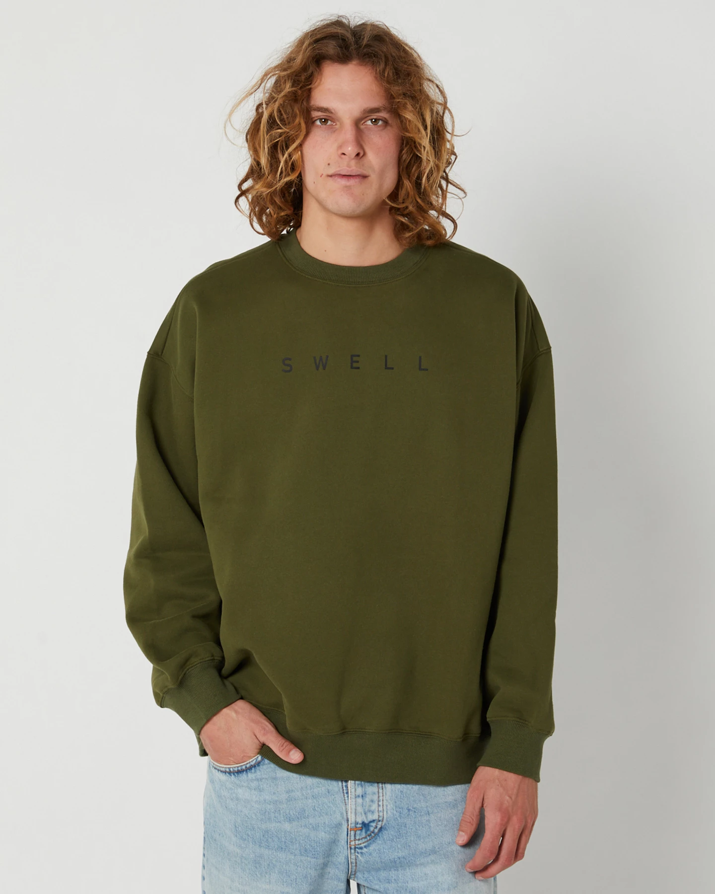 Swell Lineup Crew Olive 1 Swell Lineup Crew Olive