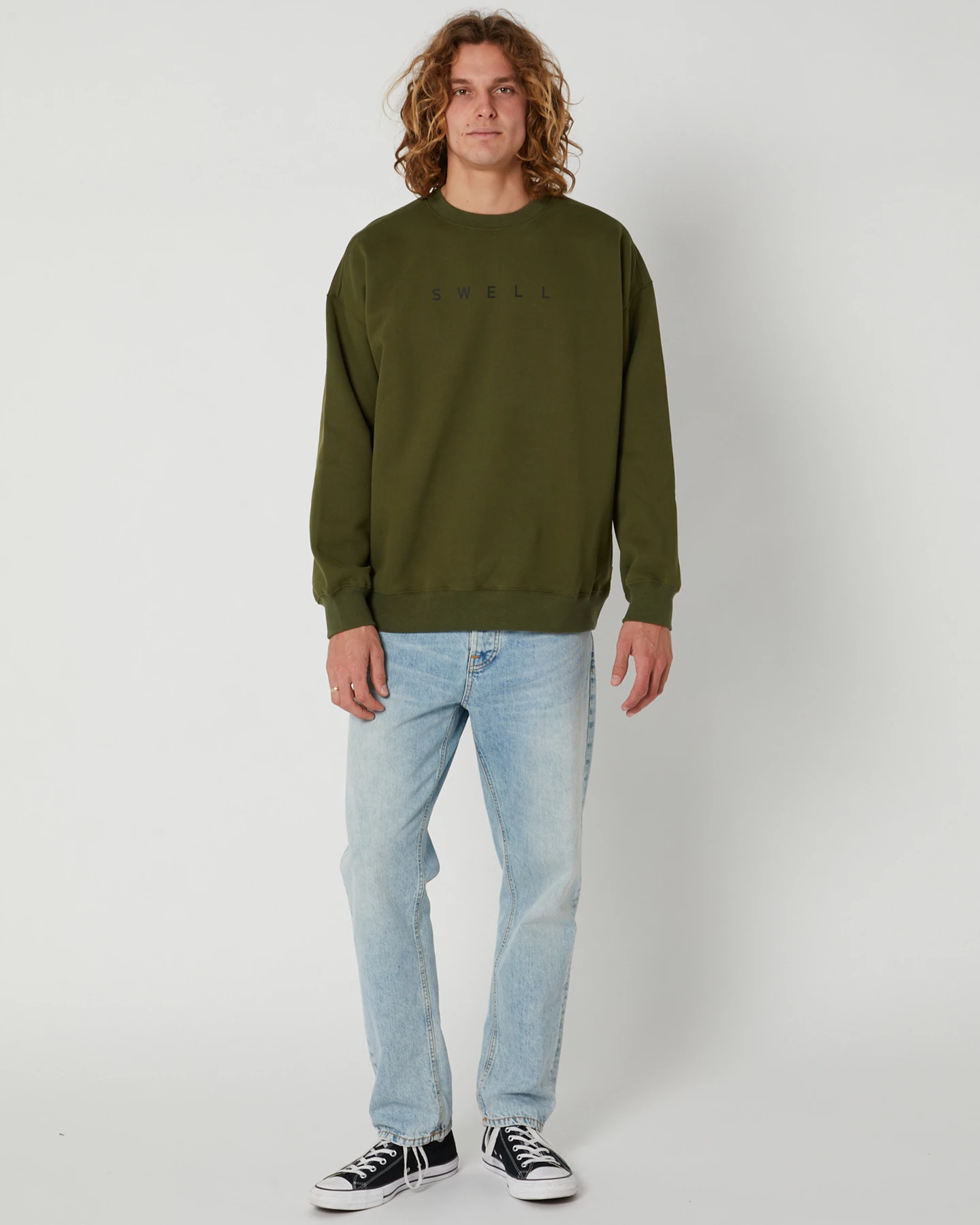 Swell Lineup Crew Olive 5 Swell Lineup Crew Olive - Image 5