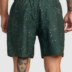 RVCA Yogger Iv Elastic Shorts 17Inch 9 RVCA Yogger Iv Elastic Shorts 17Inch -RVCA shop OLIVE SPLATTER MENS CLOTHING RVCA SPORTSWEAR V2091YGR WZB7 5