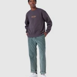 Barney Cools Venice Sweatshirt -RVCA shop PIGMENT BLACK MENS CLOTHING BARNEY COOLS HOODIES 403 Q223 XS 6