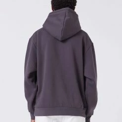 Barney Cools Logo Hood -RVCA shop PIGMENT BLACK MENS CLOTHING BARNEY COOLS HOODIES 410 Q123 XS 3