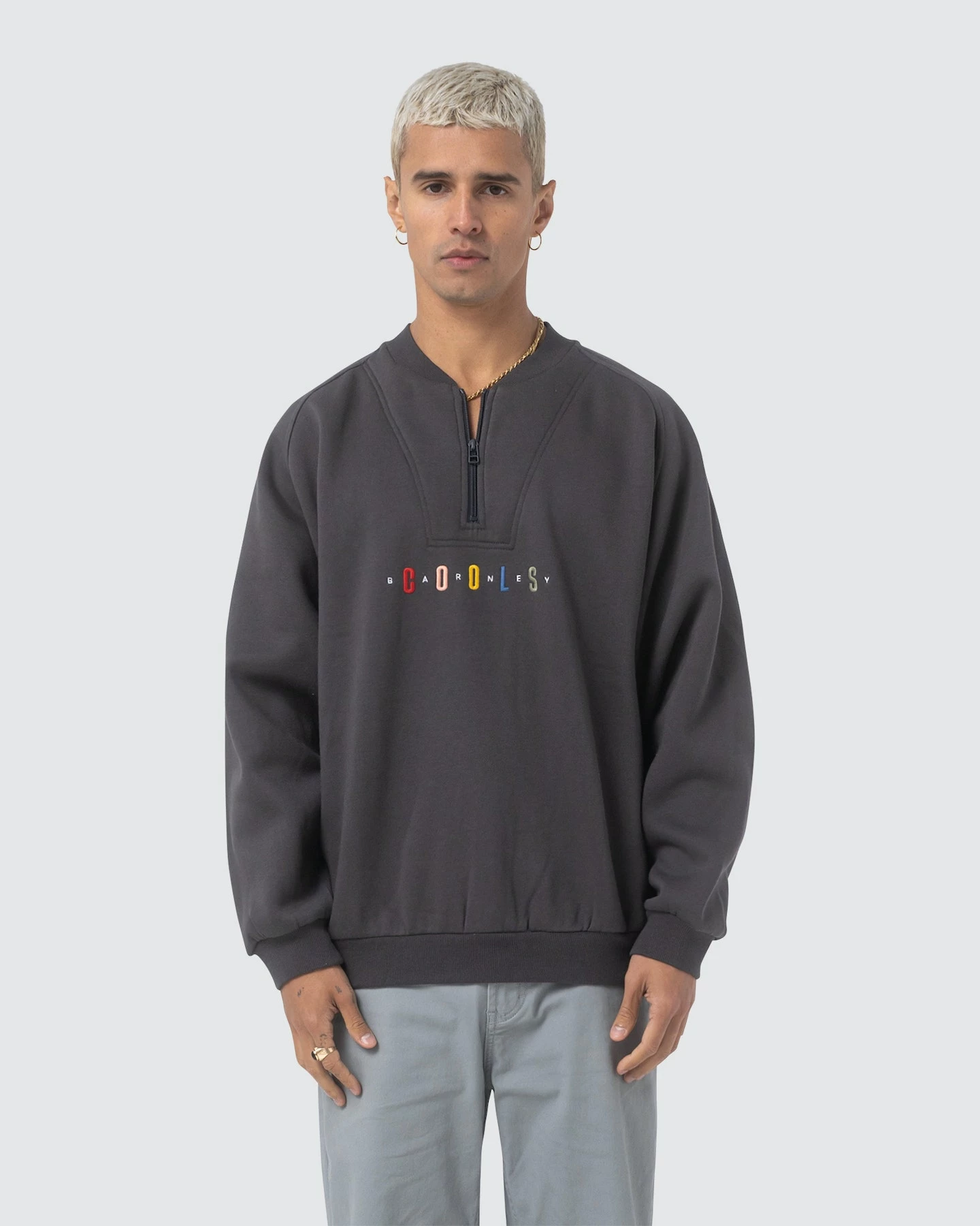 Barney Cools Athletique Sweatshirt Pigment Black 1 Barney Cools Athletique Sweatshirt Pigment Black