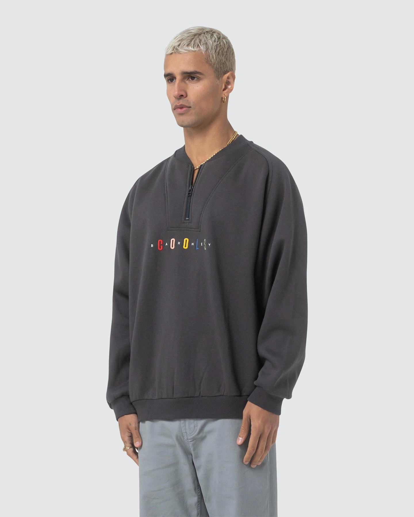 Barney Cools Athletique Sweatshirt Pigment Black 2 Barney Cools Athletique Sweatshirt Pigment Black - Image 2