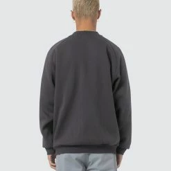 Barney Cools Athletique Sweatshirt Pigment Black 9 Barney Cools Athletique Sweatshirt Pigment Black -RVCA shop PIGMENT BLACK MENS CLOTHING BARNEY COOLS SWEATS 430 Q222 XS 4