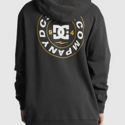 DC SHOES Mens Connect Hoodie -RVCA shop PIRATE BLACK MENS CLOTHING DC SHOES HOODIES UDYSF03051 KTE0 3