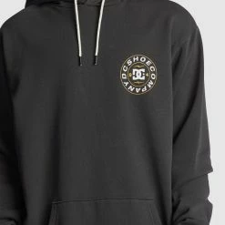 DC SHOES Mens Connect Hoodie -RVCA shop PIRATE BLACK MENS CLOTHING DC SHOES HOODIES UDYSF03051 KTE0 4