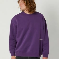 NO NEWS Crew Neck Purple