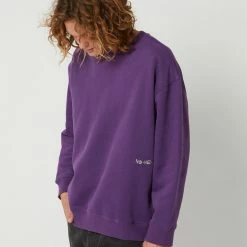 Alternative view of NO NEWS Crew Neck Purple