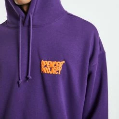 SPENCER PROJECT Puffy Hoodie 9 SPENCER PROJECT Puffy Hoodie -RVCA shop PURPLE MENS CLOTHING SPENCER PROJECT HOODIES 52522900026 4