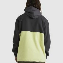 Billabong A/Div Boundary Hooded Half-Zip Pullover -RVCA shop RAVEN MENS CLOTHING BILLABONG JUMPERS ABYFT00317 RAV 3