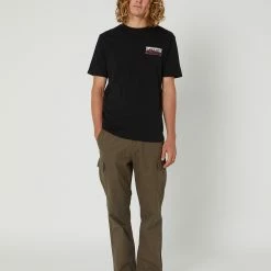 Volcom Volmander March Cargo Pant -RVCA shop RINSED BLACK MENS CLOTHING VOLCOM PANTS A1112302RIB 5