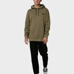 Rusty Competition Mens Hooded Fleece 9 Rusty Competition Mens Hooded Fleece -RVCA shop SAVANNA MENS CLOTHING RUSTY HOODIES SWEATS FTM0747SAV 5