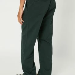 Worship Mens Core Pants -RVCA shop SCARAB GREEN MENS CLOTHING WORSHIP PANTS WORH22 401FSCGRN 3